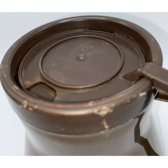 Tim Hortons Wide Base Insulated Travel Mug No Spill Slip Tip Aladdin Thermos - Picture 4 of 12